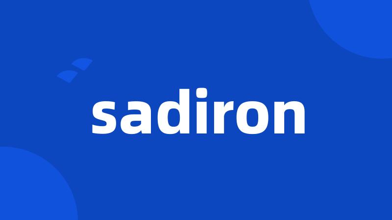 sadiron
