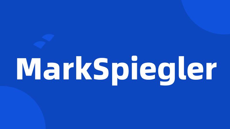 MarkSpiegler