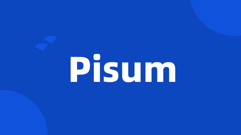 Pisum