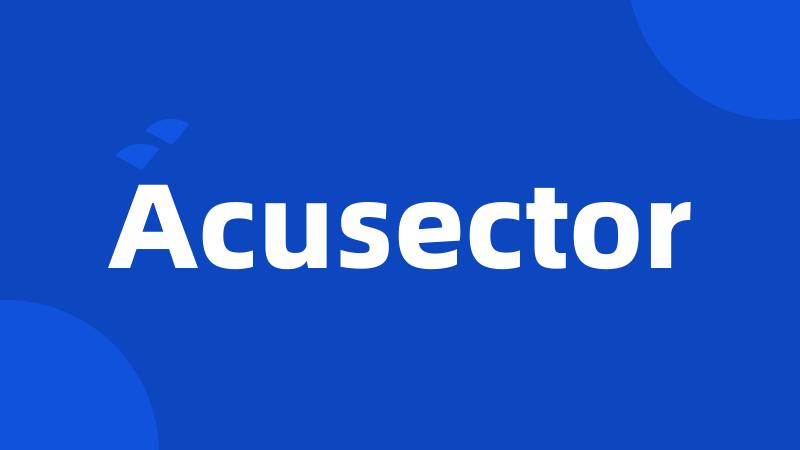 Acusector