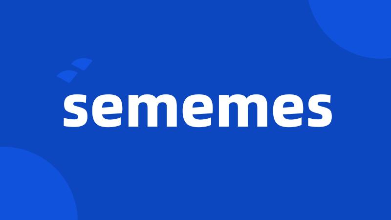 sememes