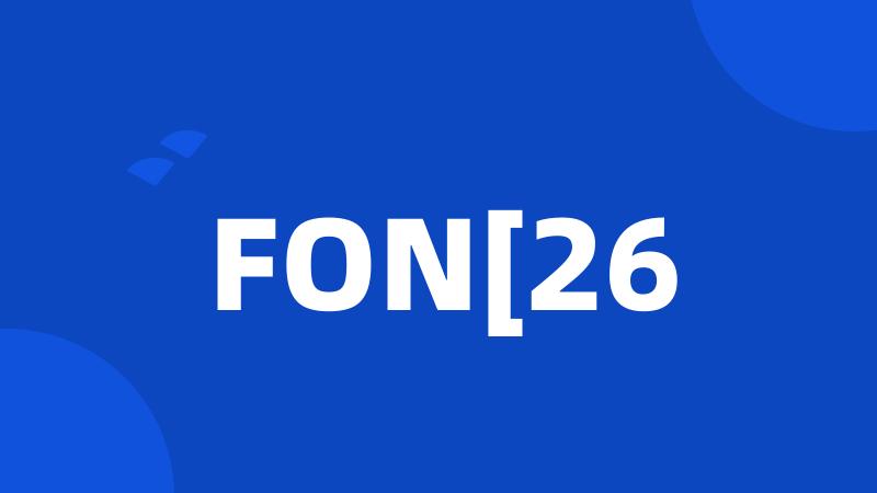 FON[26