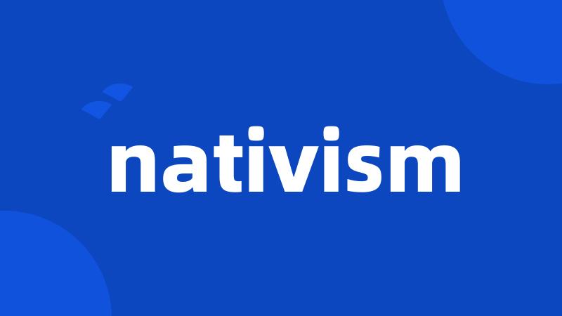 nativism