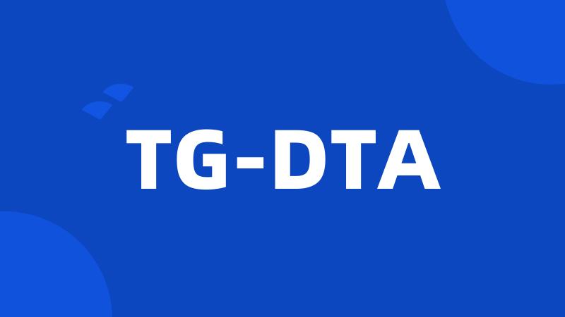 TG-DTA