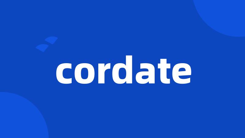 cordate