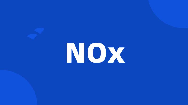 NOx