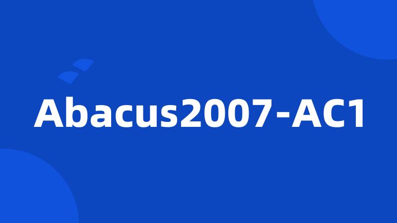Abacus2007-AC1