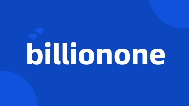billionone