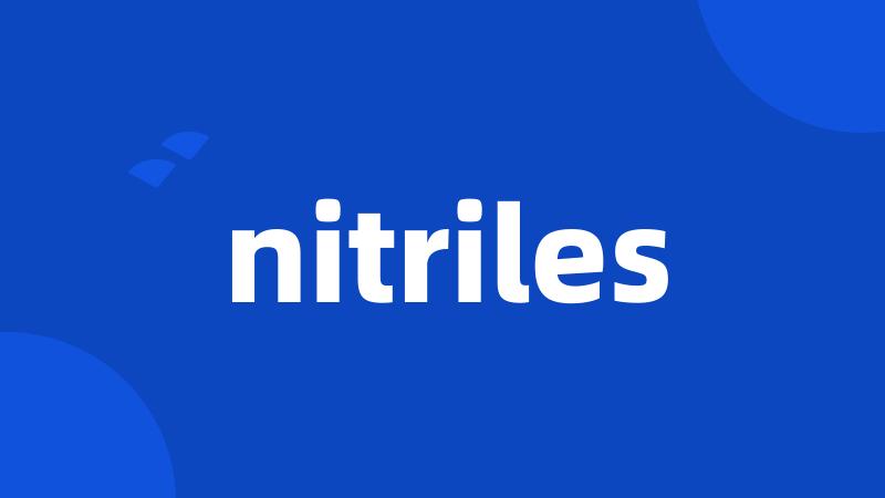 nitriles