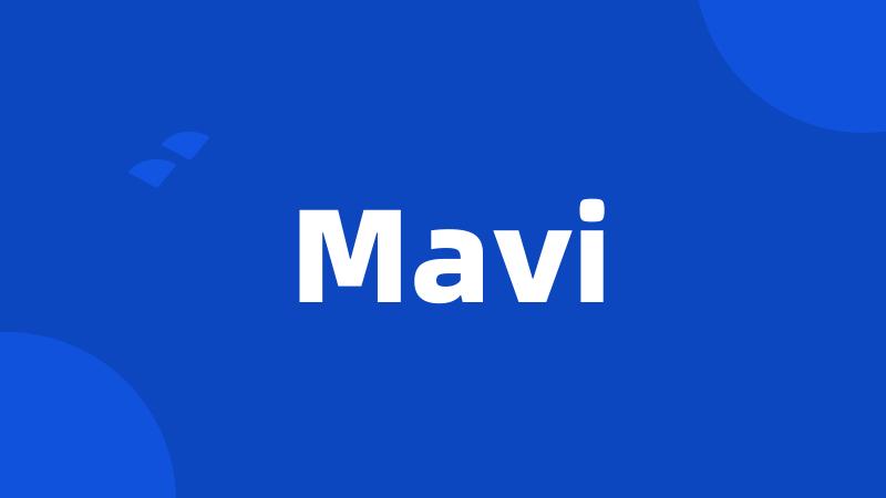 Mavi