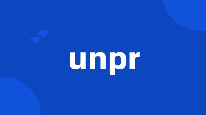 unpr