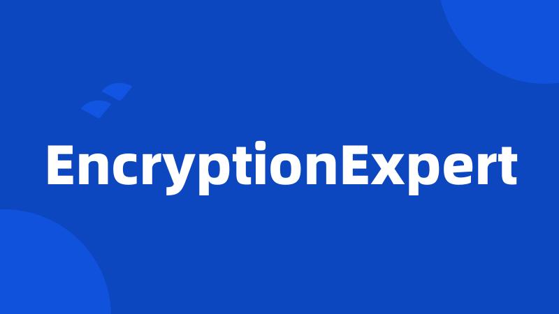 EncryptionExpert