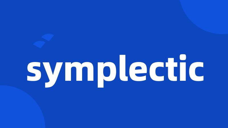 symplectic