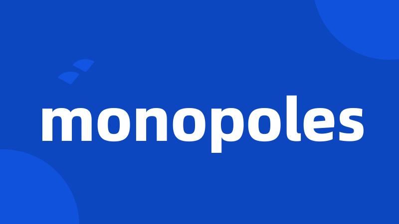 monopoles