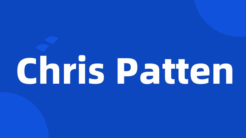 Chris Patten