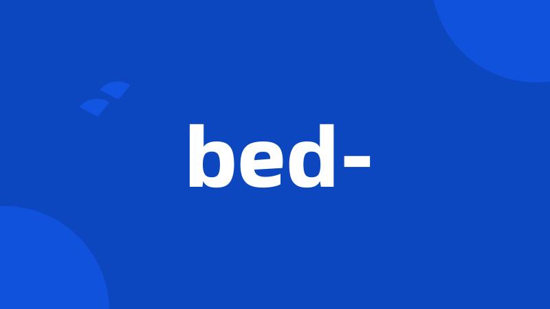 bed-