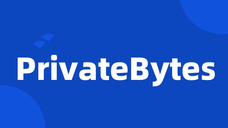 PrivateBytes