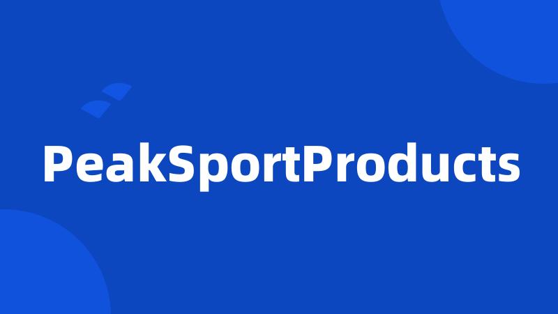 PeakSportProducts