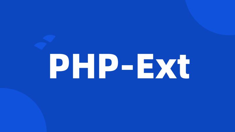 PHP-Ext