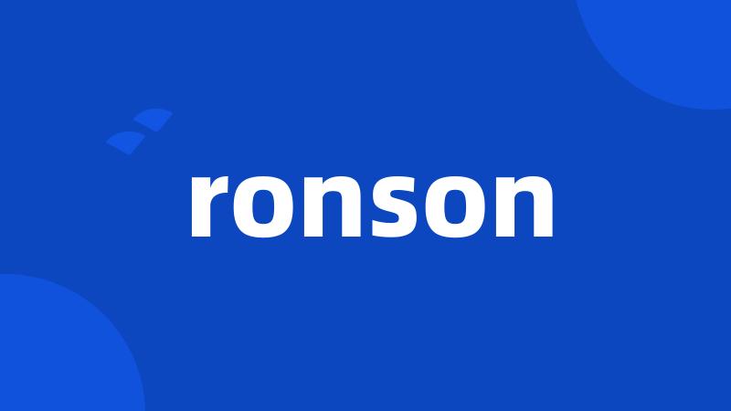ronson
