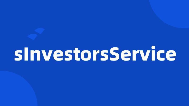 sInvestorsService
