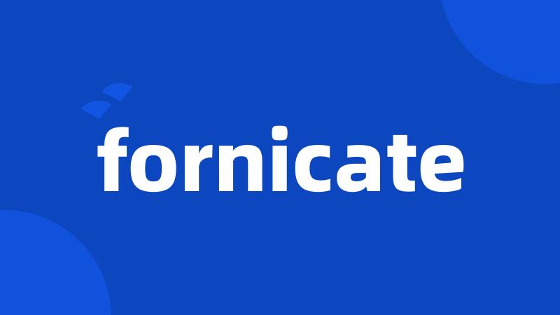 fornicate