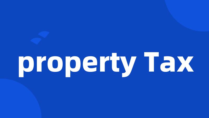 property Tax