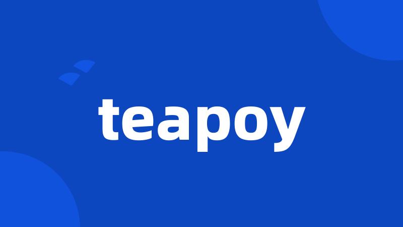 teapoy