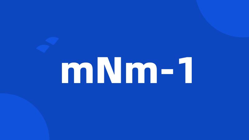 mNm-1