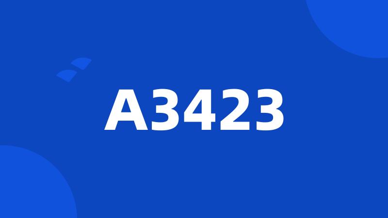 A3423