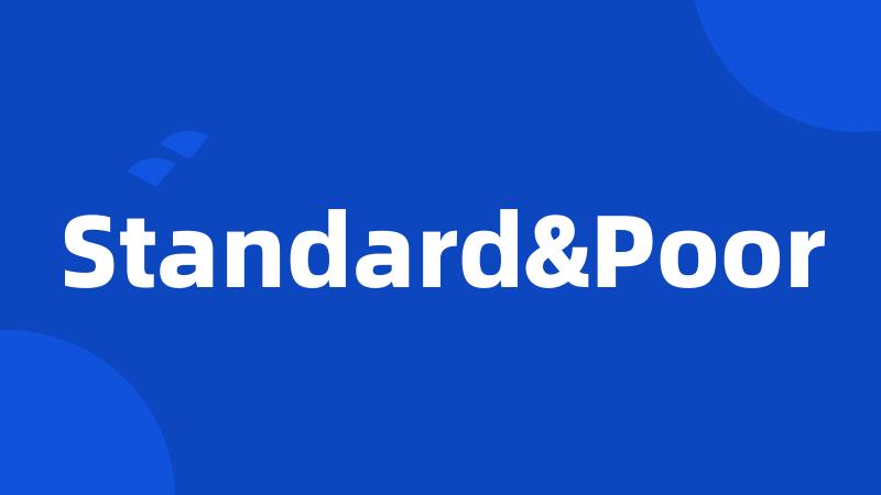 Standard&Poor