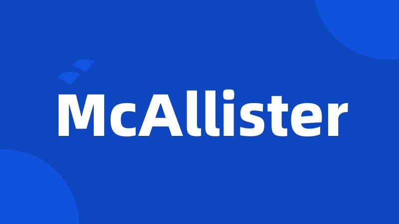 McAllister