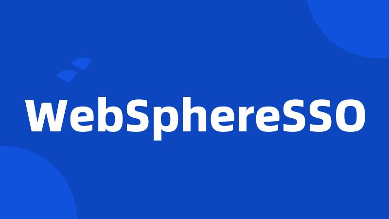 WebSphereSSO