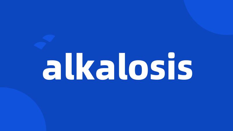 alkalosis