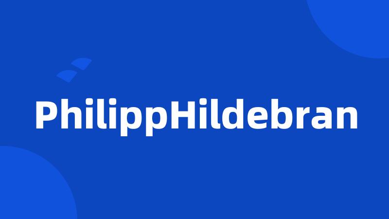 PhilippHildebran