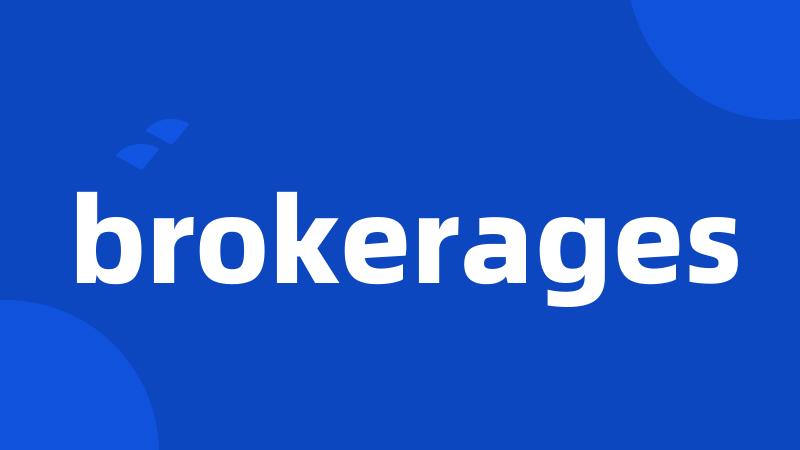 brokerages