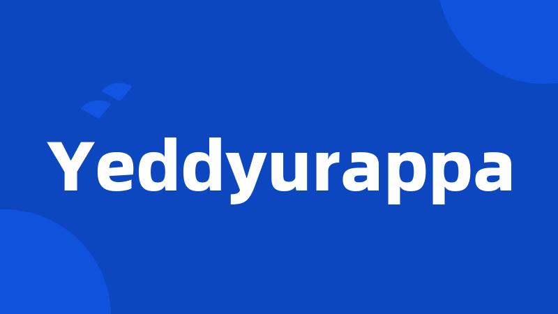 Yeddyurappa