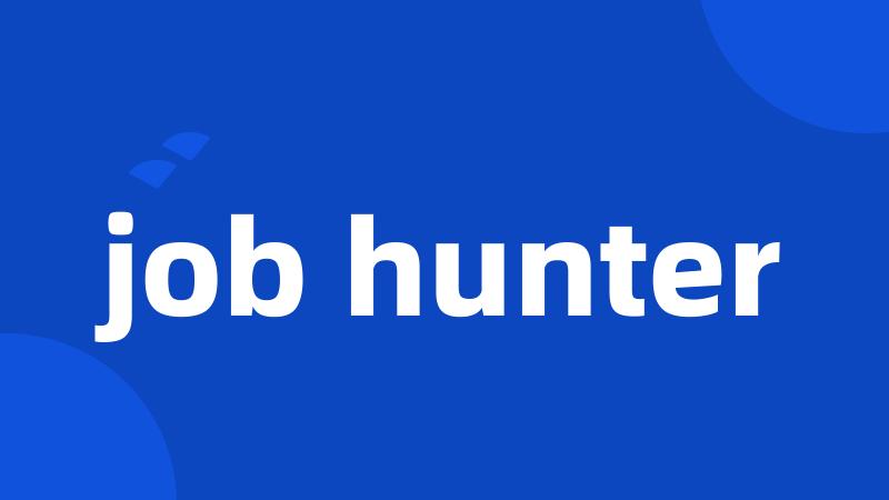 job hunter