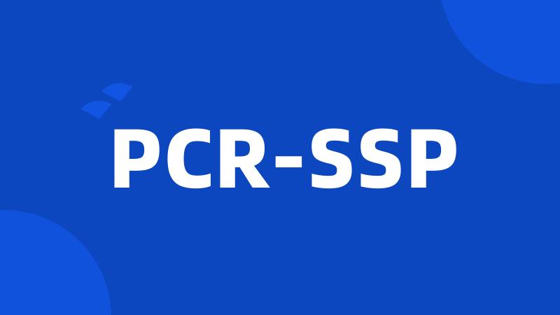PCR-SSP