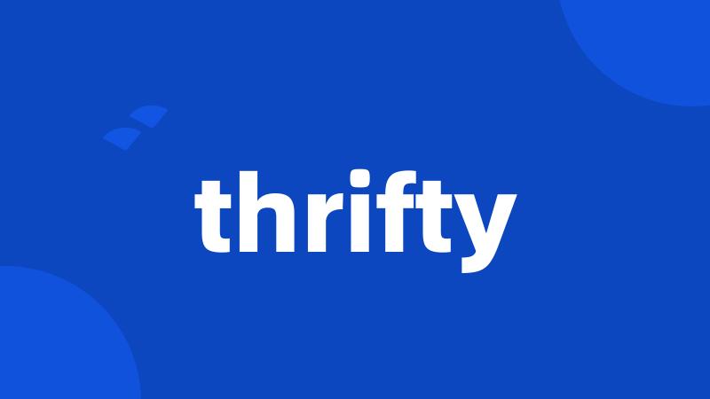 thrifty