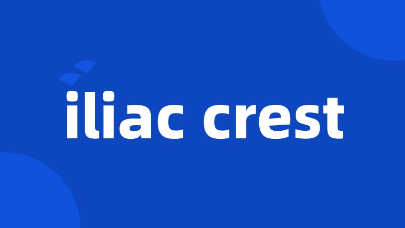 iliac crest