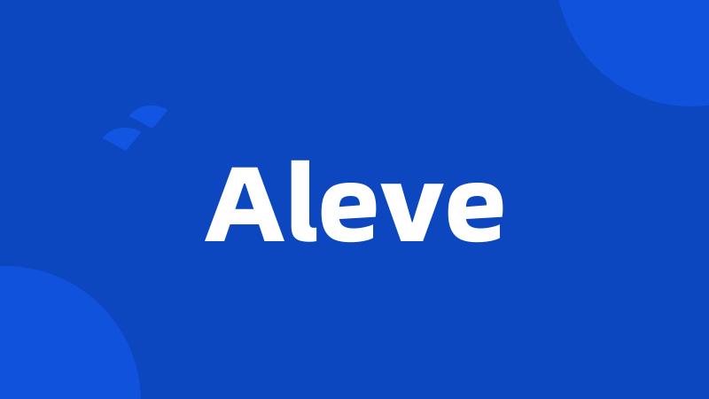 Aleve