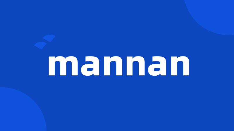mannan