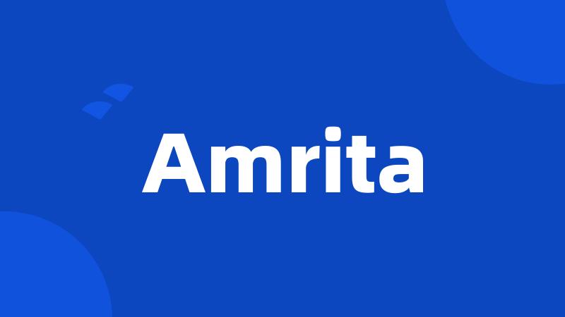 Amrita