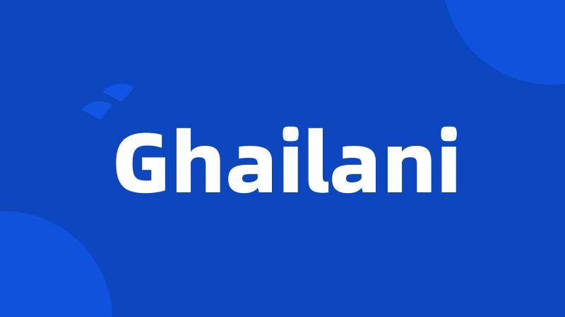 Ghailani