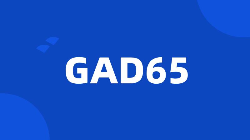 GAD65