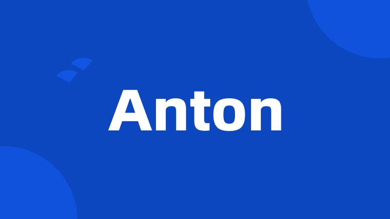 Anton