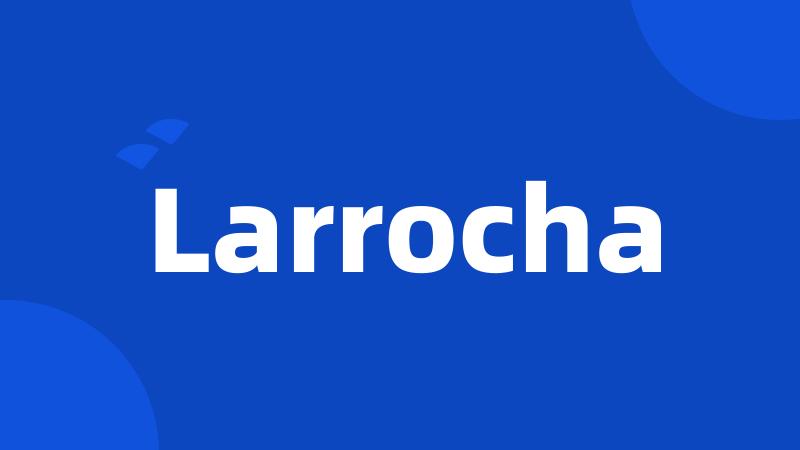 Larrocha