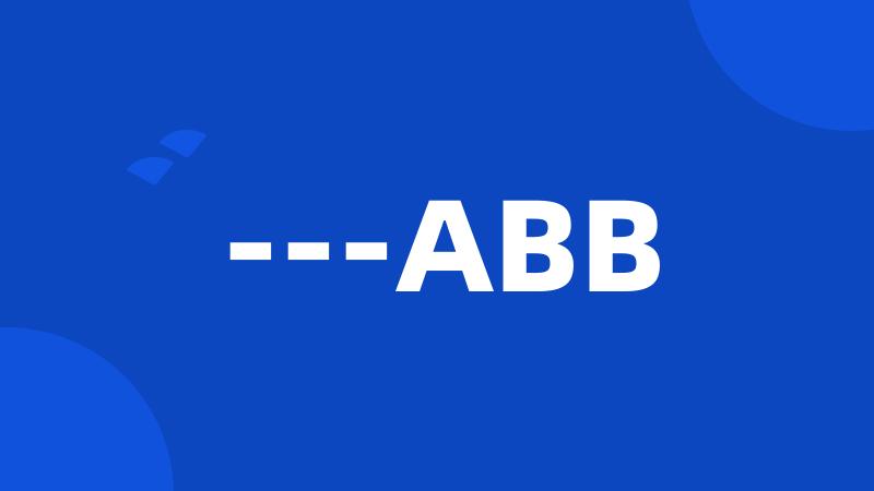 ---ABB