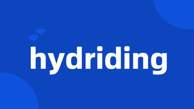 hydriding